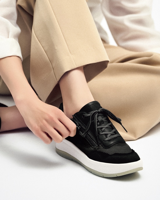 撥水サイドジップスニーカー651