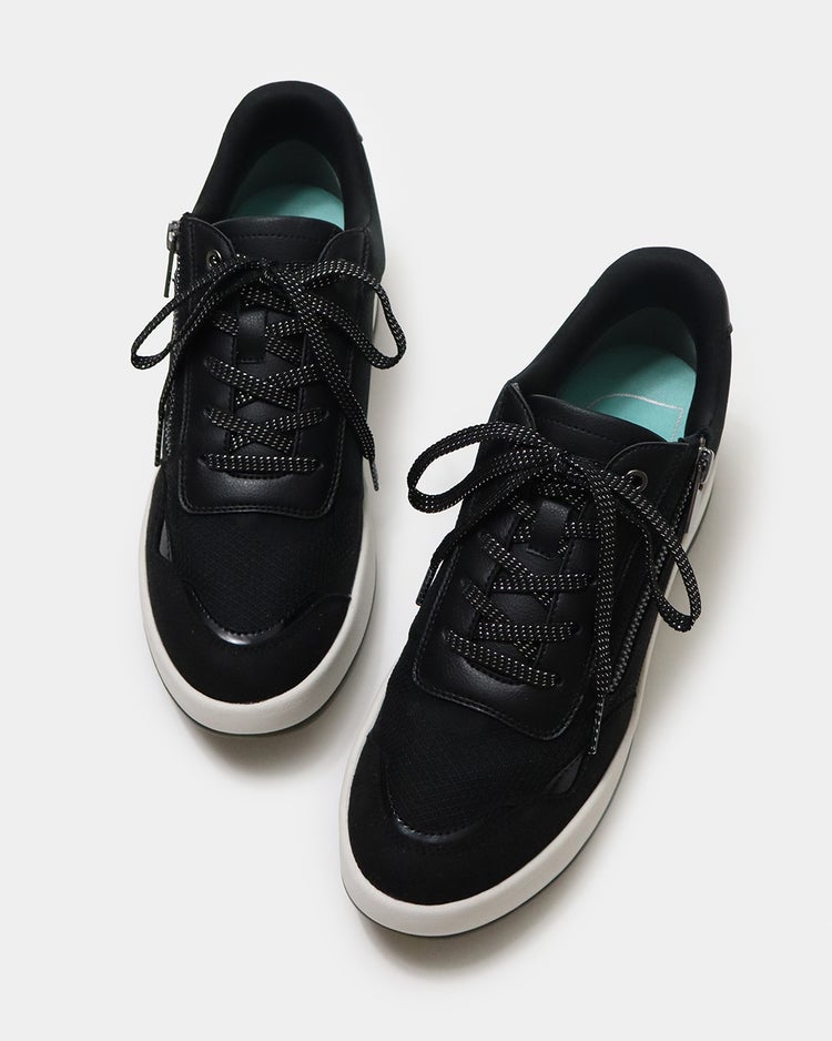 撥水サイドジップスニーカー651 詳細画像 ブラック 7