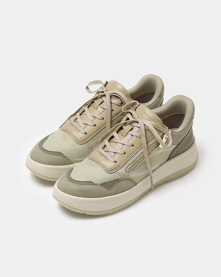 撥水サイドジップスニーカー651 詳細画像 オリーブ 1