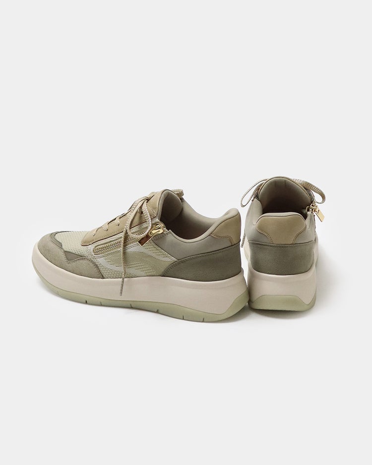 撥水サイドジップスニーカー651 詳細画像 オリーブ 3