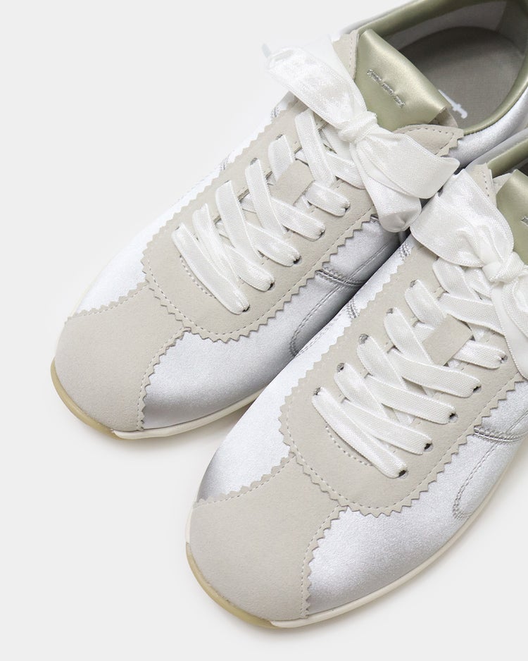 サテンソフトフラットスニーカー620 詳細画像 ライム 8