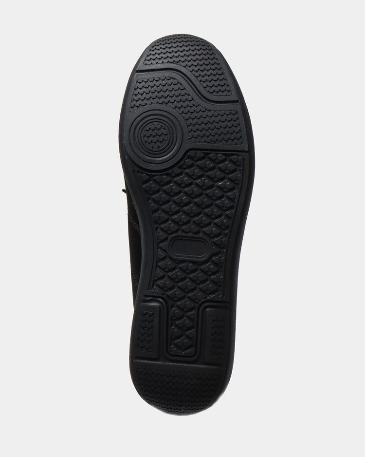 サテンソフトフラットスニーカー620 詳細画像 ブラック&times;ブラック 4