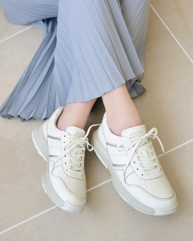 ソフトレザースニーカーWoW500 詳細画像 オフホワイト 1