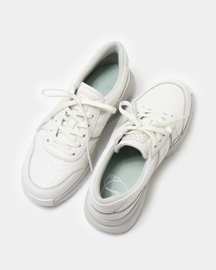 ソフトレザースニーカーWoW500 詳細画像 オフホワイト 8