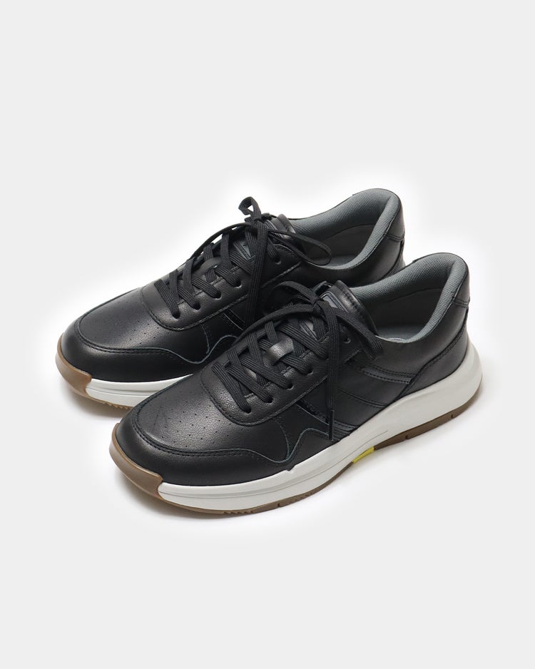 ソフトレザースニーカーWoW500 詳細画像 ブラック 1