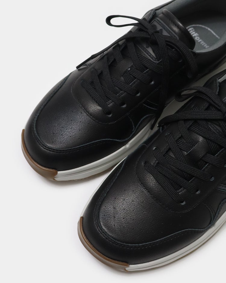 ソフトレザースニーカーWoW500 詳細画像 ブラック 10