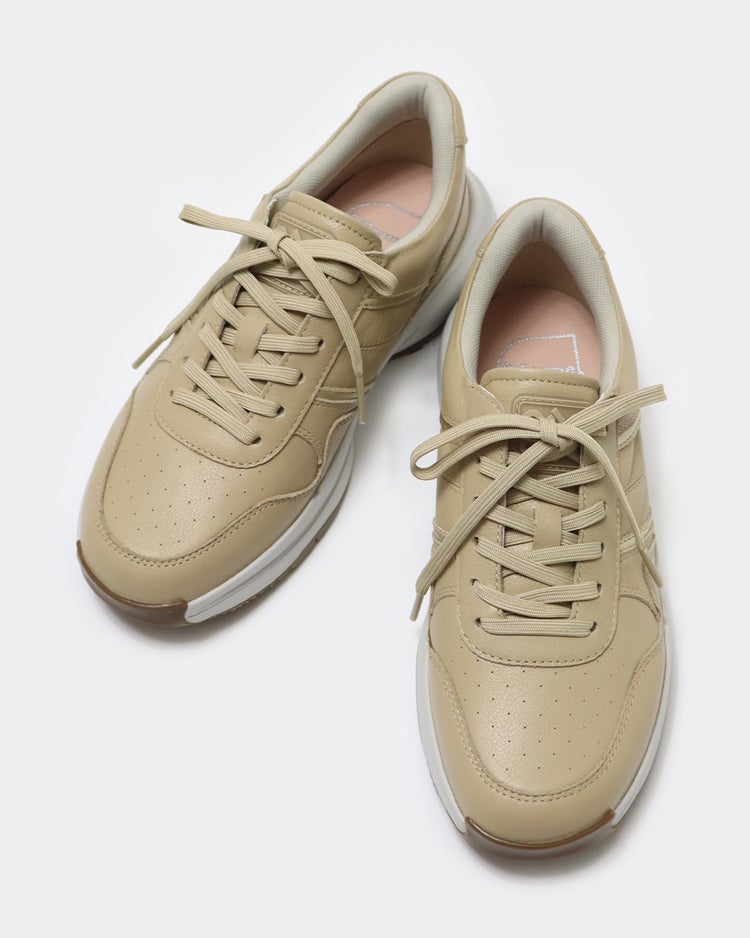 ソフトレザースニーカーWoW500 詳細画像 ベージュ 7