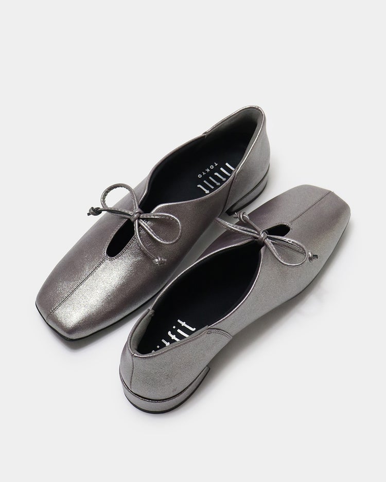 撥水ストレッチスクエアバレエ261 詳細画像 ダークシルバー 10