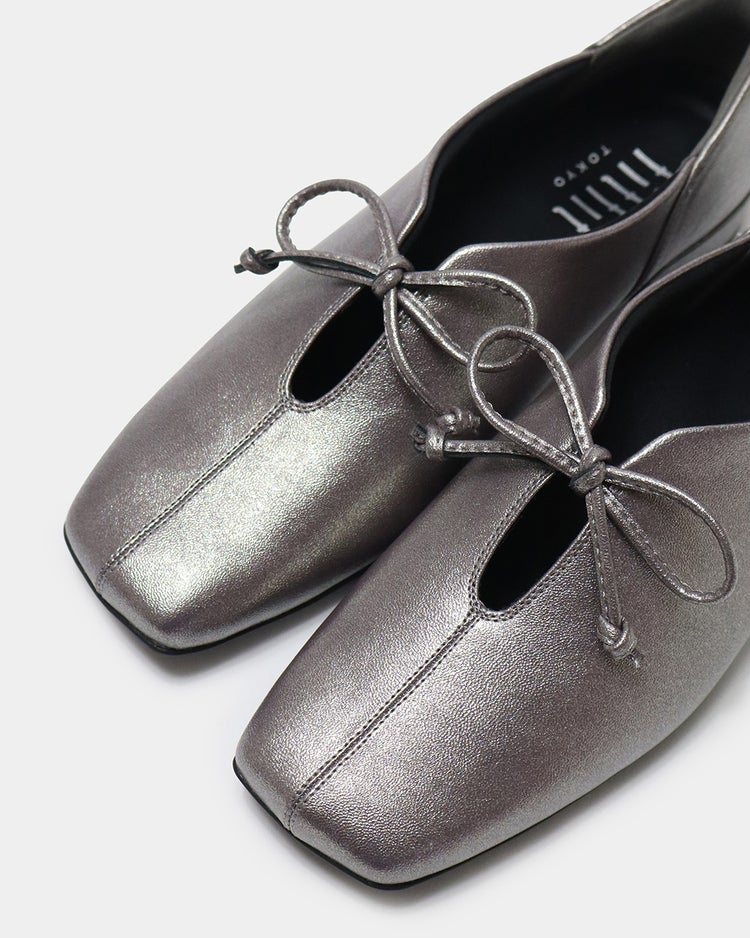 撥水ストレッチスクエアバレエ261 詳細画像 ダークシルバー 5