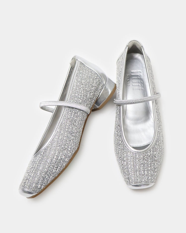 華やかストラップバレエ331 詳細画像 グレーミックス 6