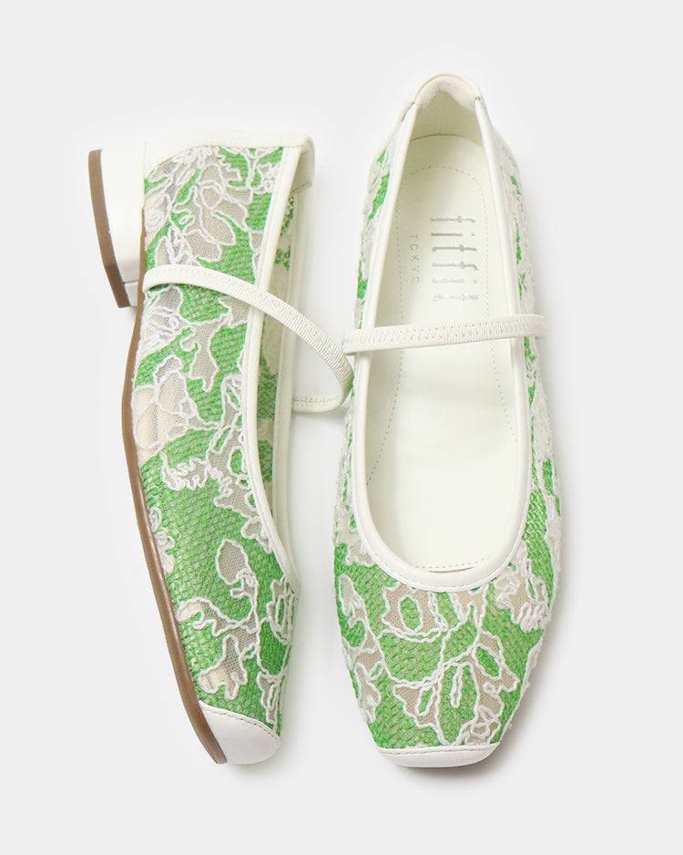 華やかストラップバレエ331 詳細画像 ライム 5