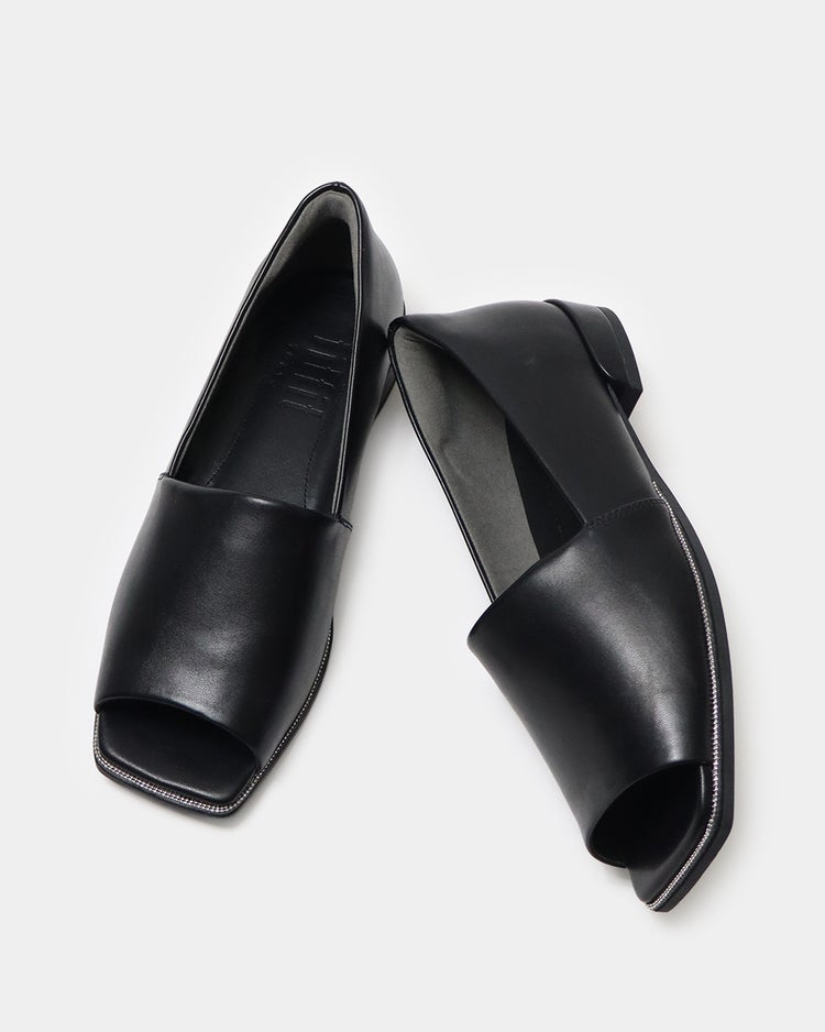 ワイドスクエアオープントゥ262 詳細画像 ブラック 7