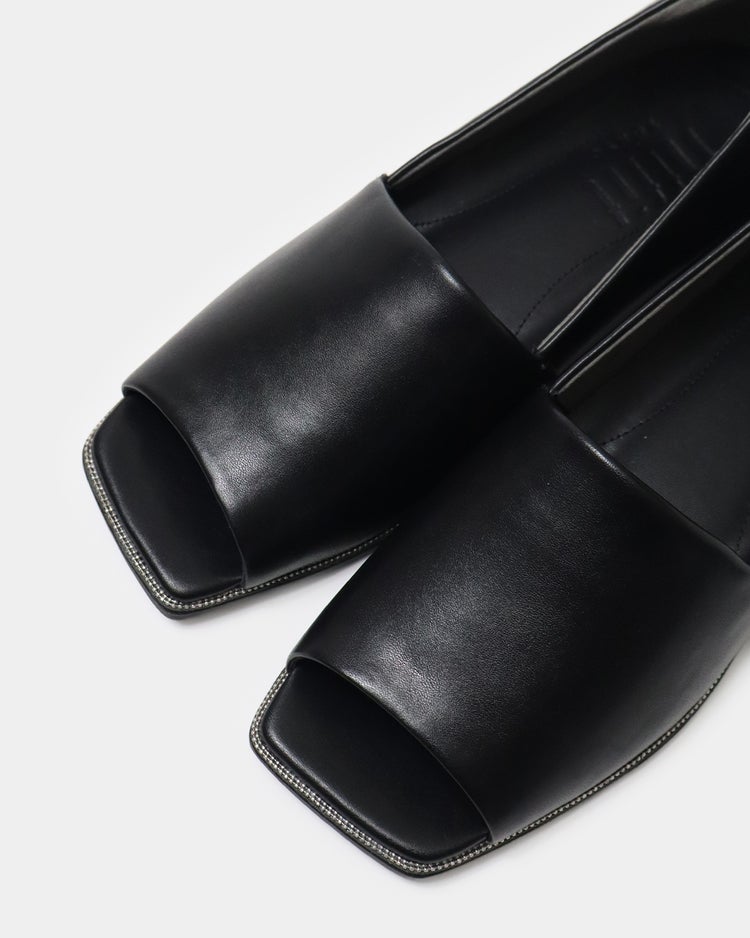 ワイドスクエアオープントゥ262 詳細画像 ブラック 8