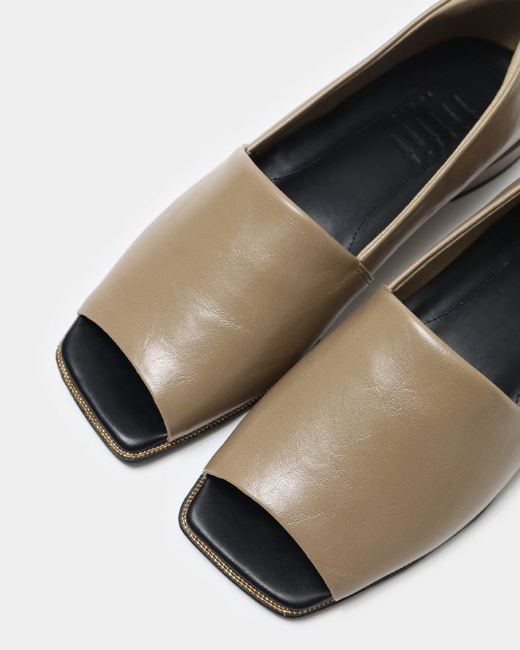 ワイドスクエアオープントゥ262 詳細画像 ベージュ 7