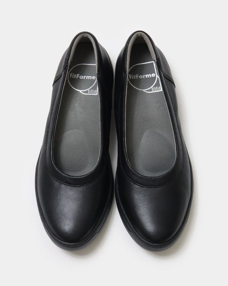 レザーバレエスニーカーLITE601 詳細画像 ブラック 5
