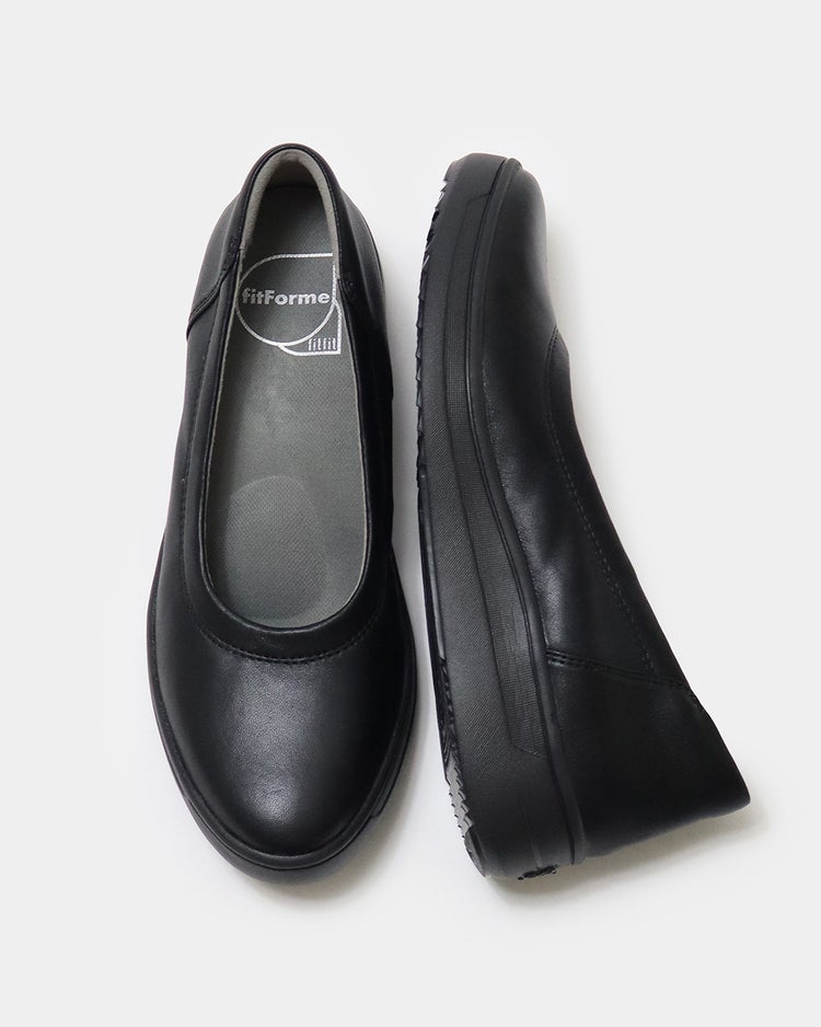 レザーバレエスニーカーLITE601 詳細画像 ブラック 7