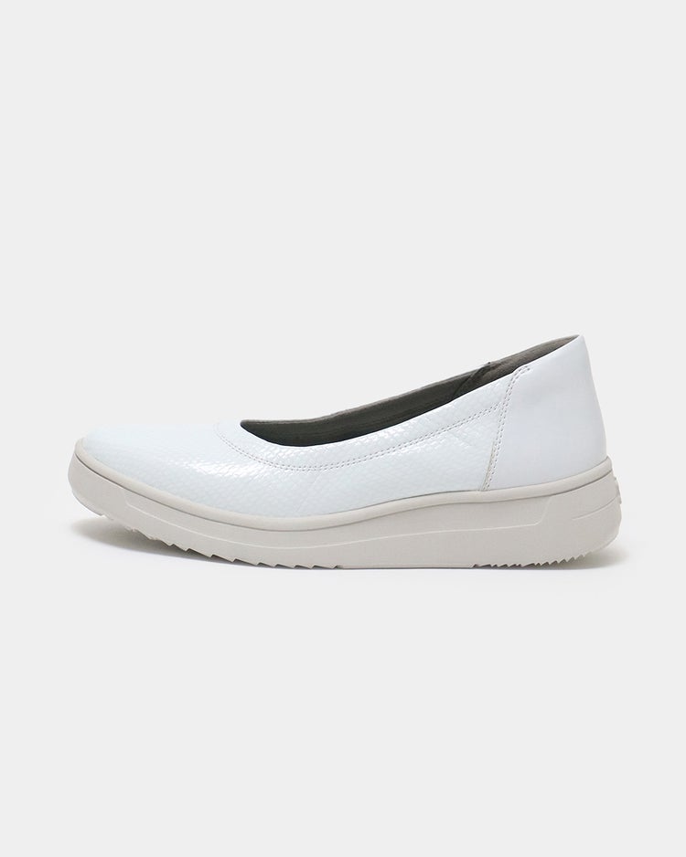 レザーバレエスニーカーLITE601 詳細画像 ホワイト・パターン 2