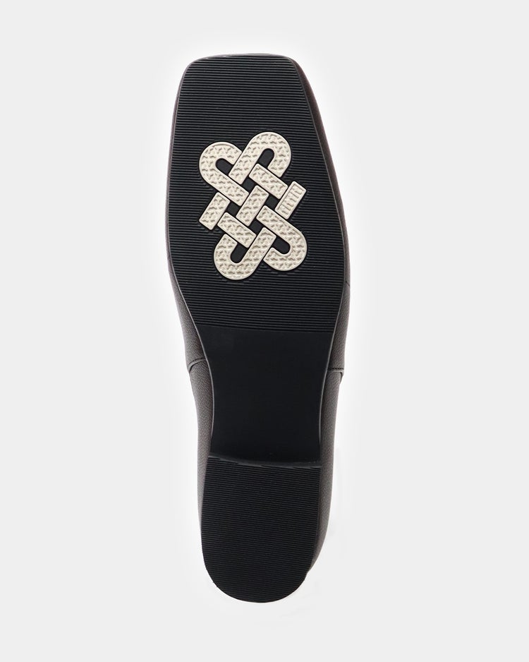 ワイドスクエアカットワークバレエ 詳細画像 ダークブラウン 4