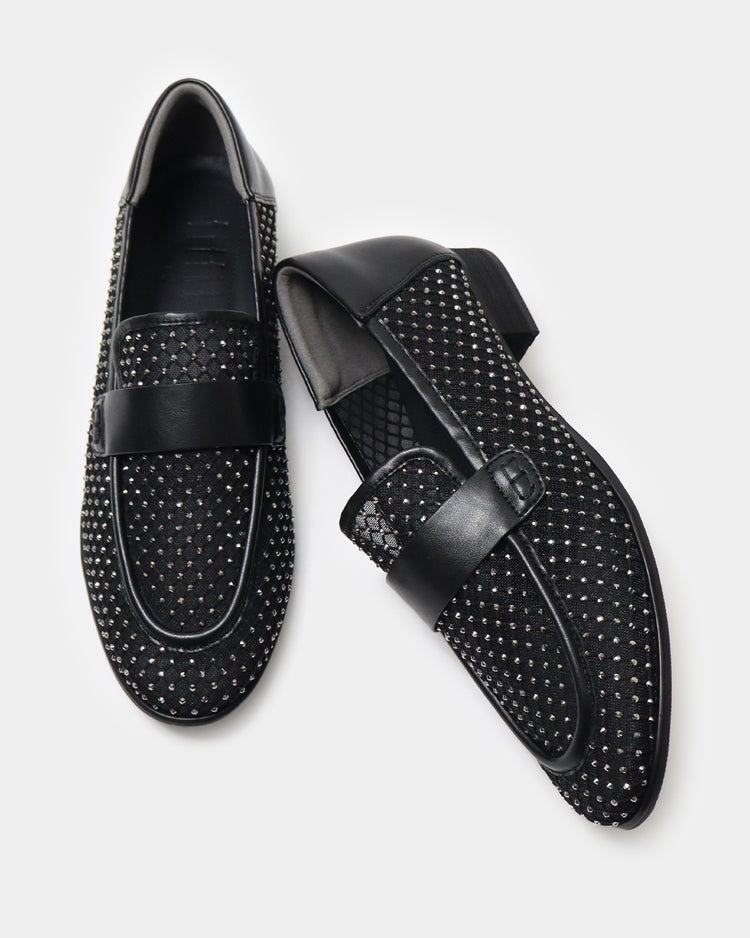 キラキラチュールローファーfs 詳細画像 ブラック 6