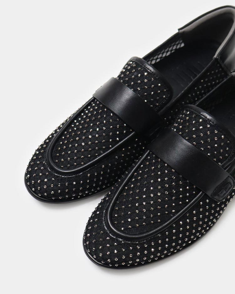 キラキラチュールローファーfs 詳細画像 ブラック 7