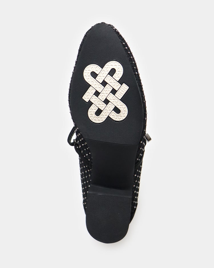 キラキラチュールストラップバレエfs270 詳細画像 ブラック 4