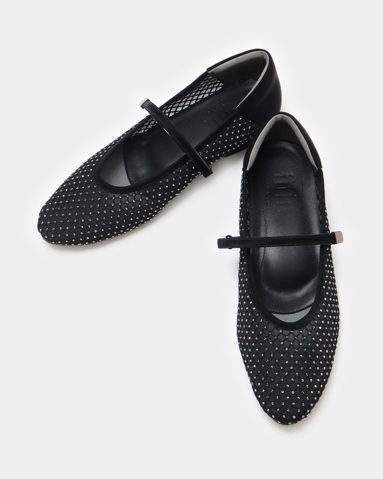 キラキラチュールストラップバレエfs270 詳細画像 ブラック 8