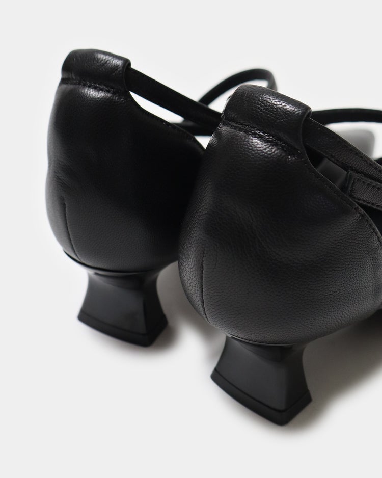 オープンヒールカップパンプス221 詳細画像 ブラック 7