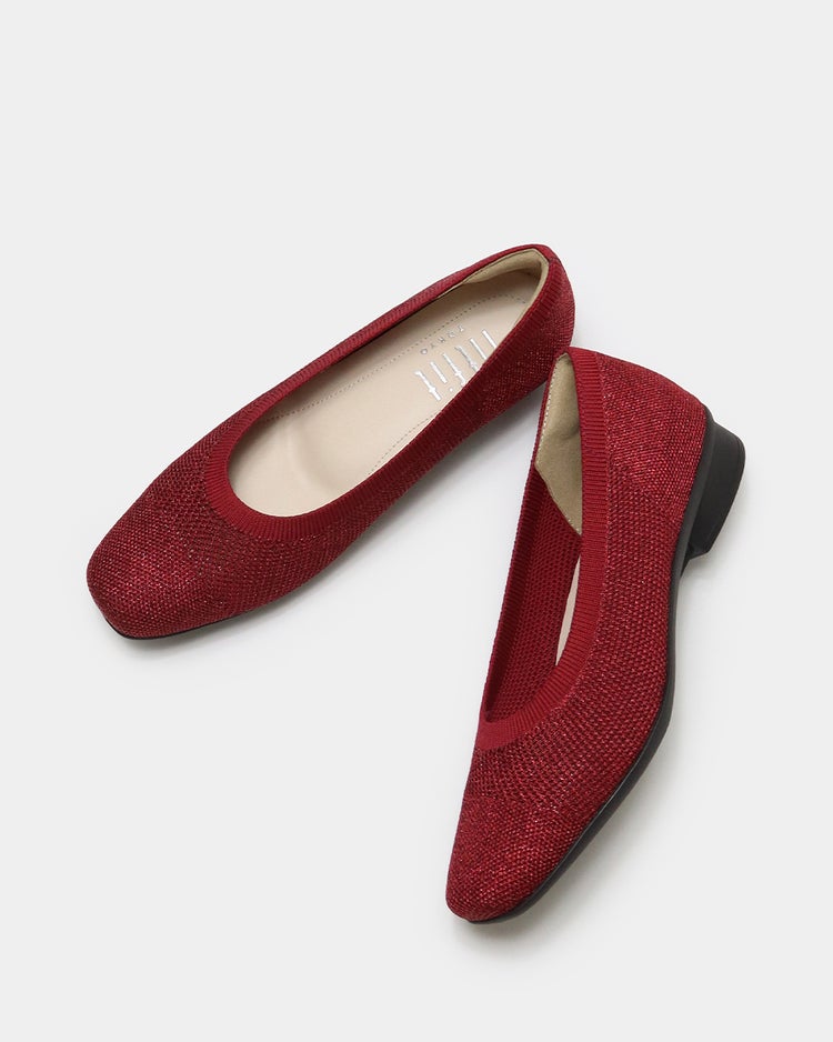 グリッターニット快適バレエ330 詳細画像 レッド 7