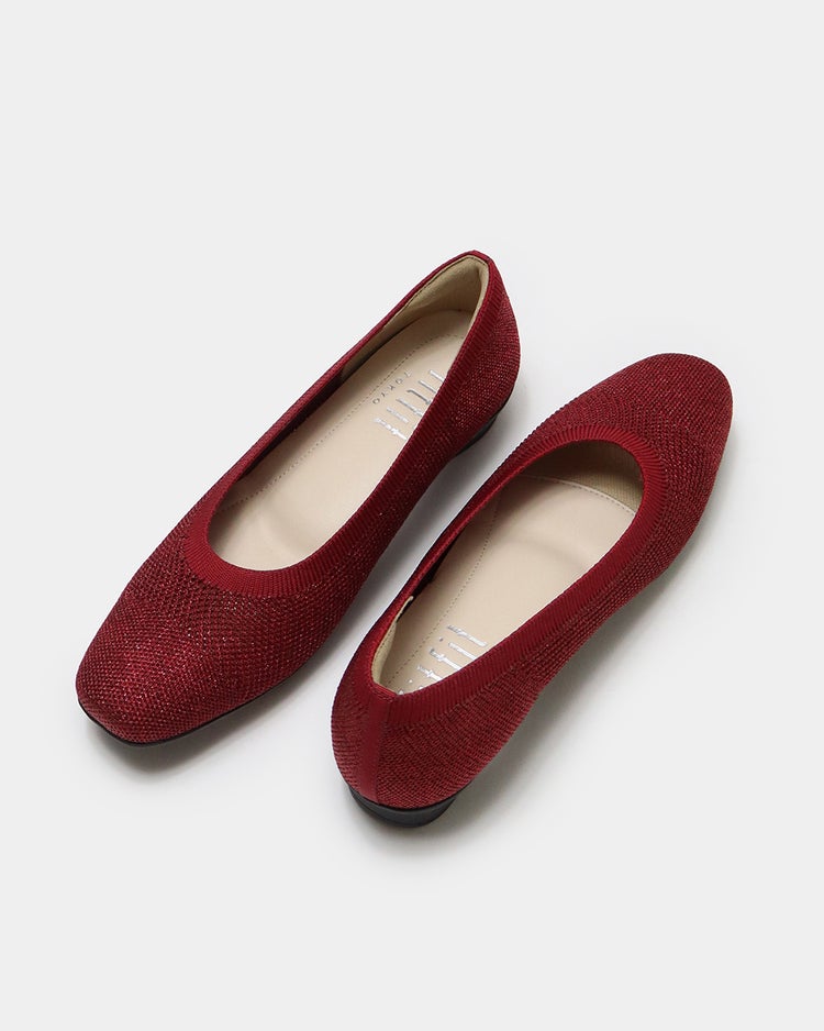 グリッターニット快適バレエ330 詳細画像 レッド 8