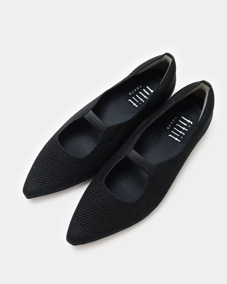 ニットポインテッドバレエ251 詳細画像 ブラック 5