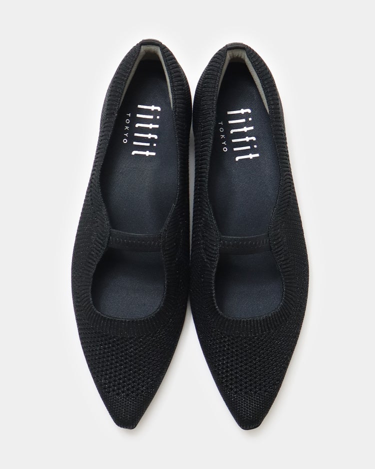 ニットポインテッドバレエ251 詳細画像 ブラック 6