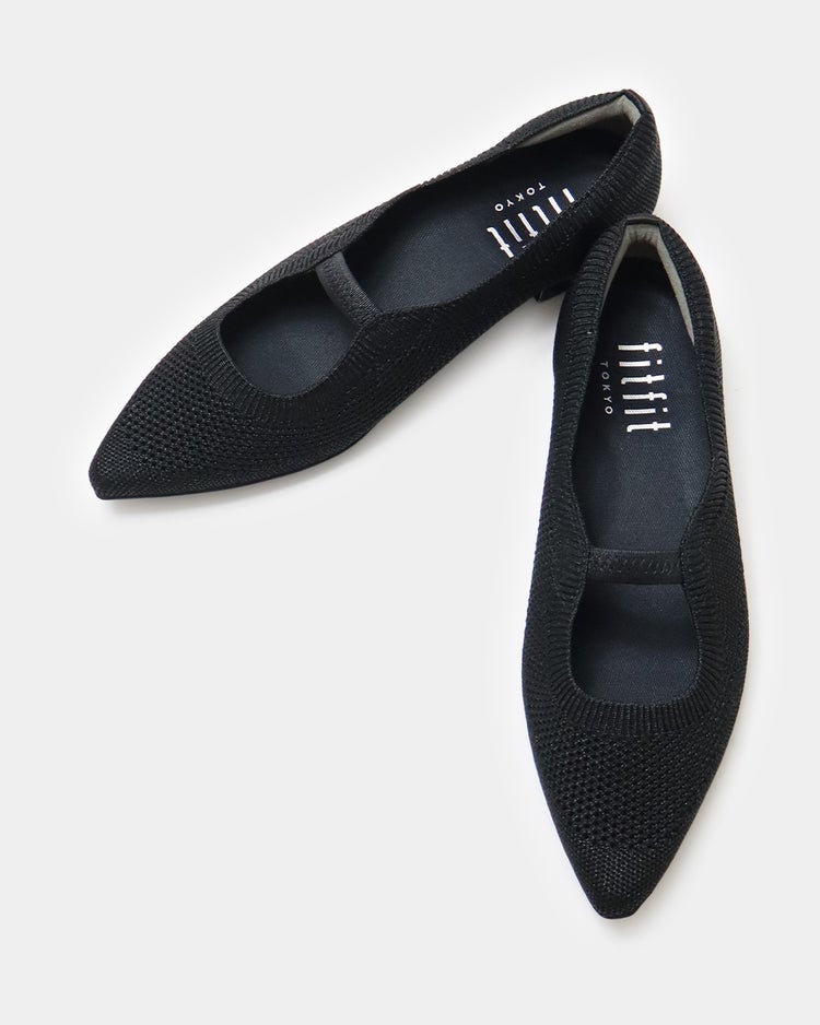 ニットポインテッドバレエ251 詳細画像 ブラック 7