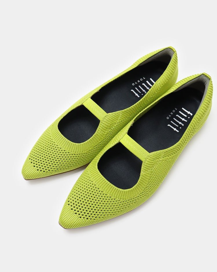 ニットポインテッドバレエ251 詳細画像 ライム 5