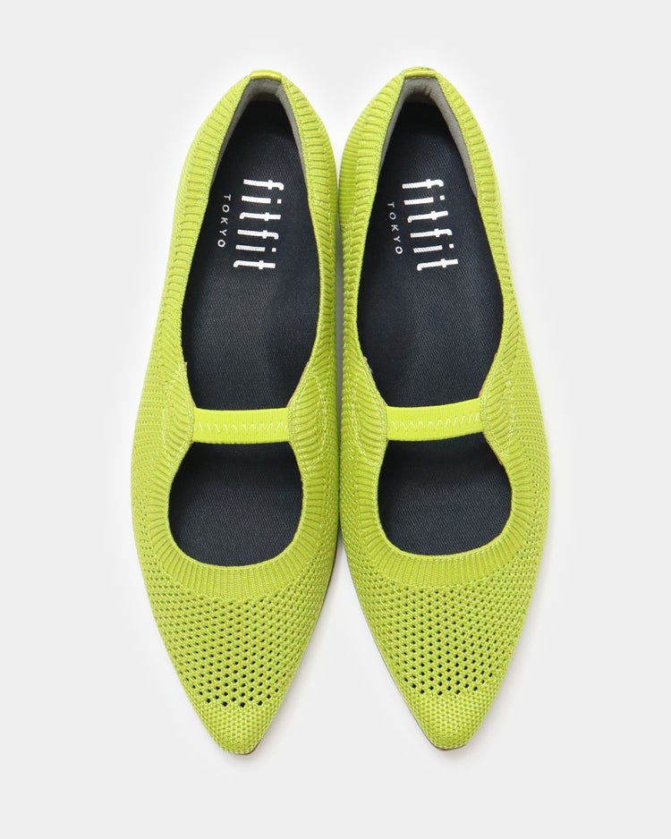 ニットポインテッドバレエ251 詳細画像 ライム 6