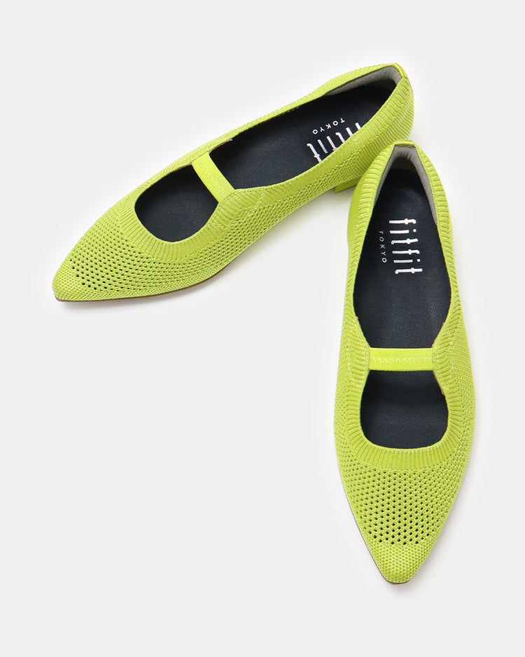 ニットポインテッドバレエ251 詳細画像 ライム 7