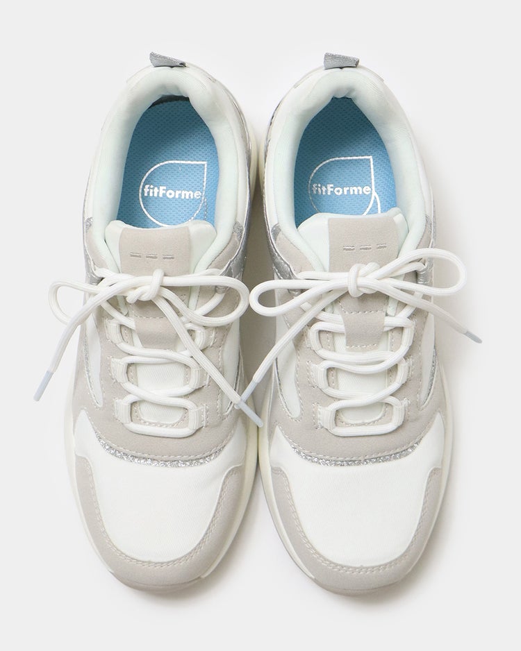 スタイルアップグリッタースニーカー 詳細画像 シルバー 6