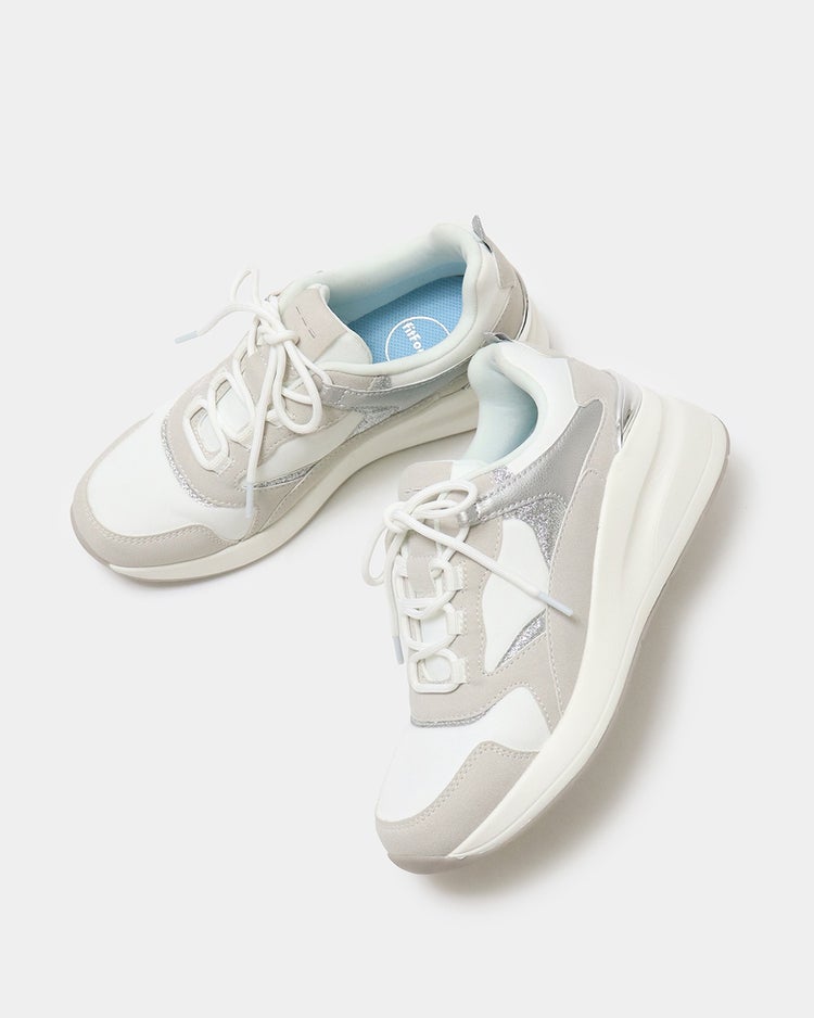 スタイルアップグリッタースニーカー 詳細画像 シルバー 7