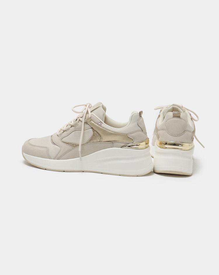 スタイルアップグリッタースニーカー 詳細画像 ゴールド 3