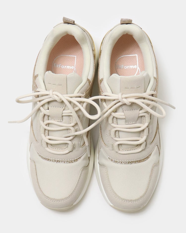 スタイルアップグリッタースニーカー 詳細画像 ゴールド 6