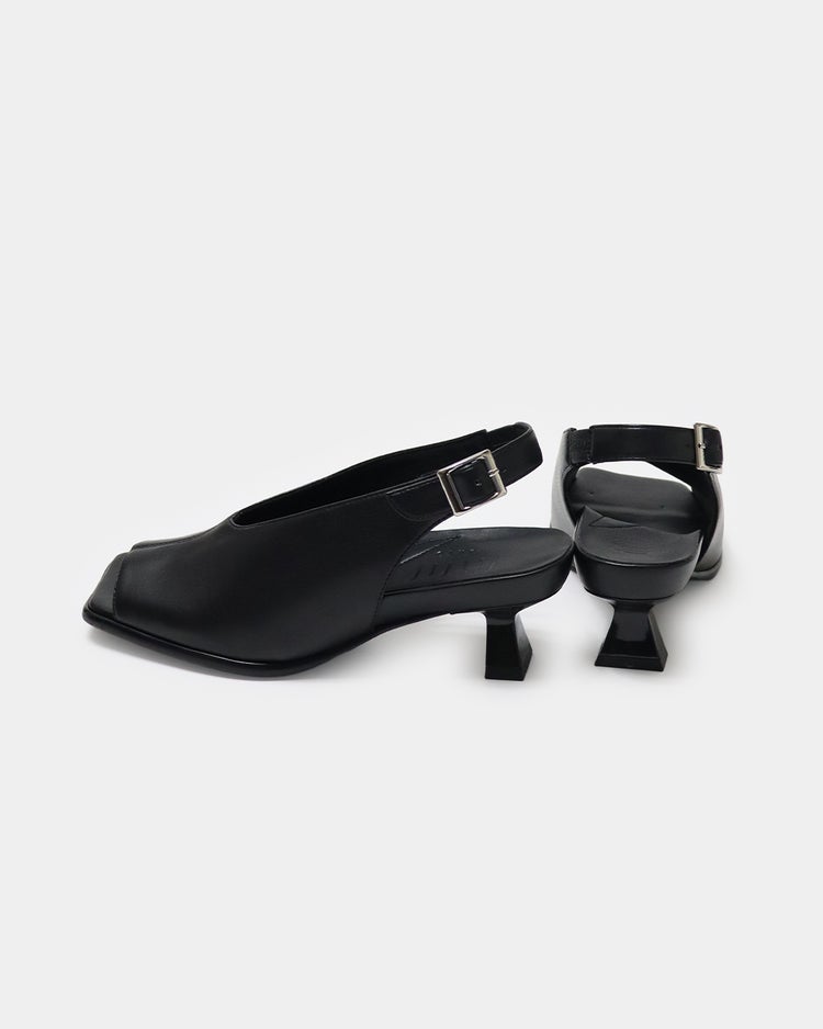 ストレッチヒールカップサンダル220 詳細画像 ブラック 2