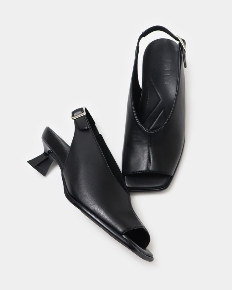 ストレッチヒールカップサンダル220 詳細画像 ブラック 5