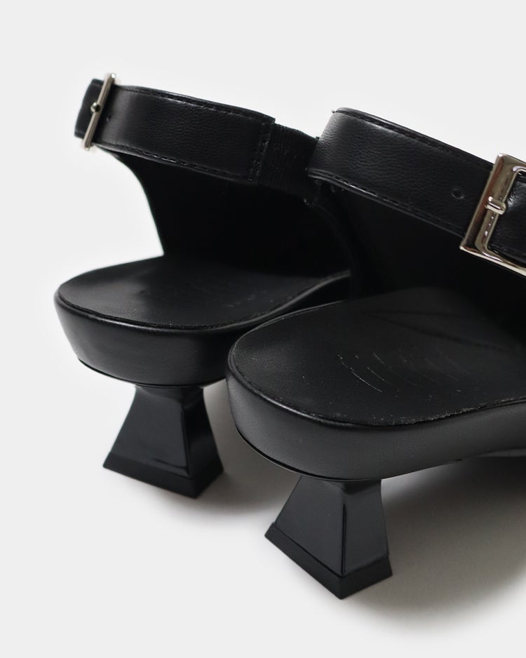 ストレッチヒールカップサンダル220 詳細画像 ブラック 6