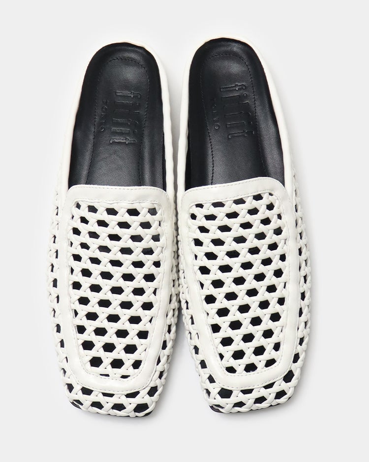 メッシュ＆レースミュール261 詳細画像 ホワイト 5