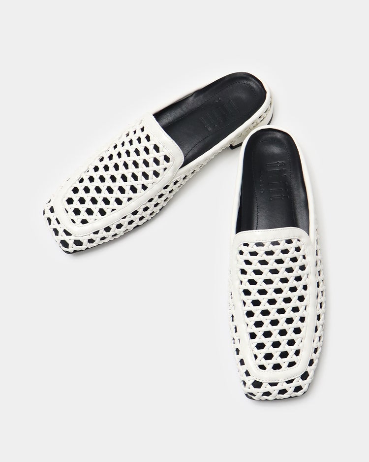 メッシュ＆レースミュール261 詳細画像 ホワイト 6