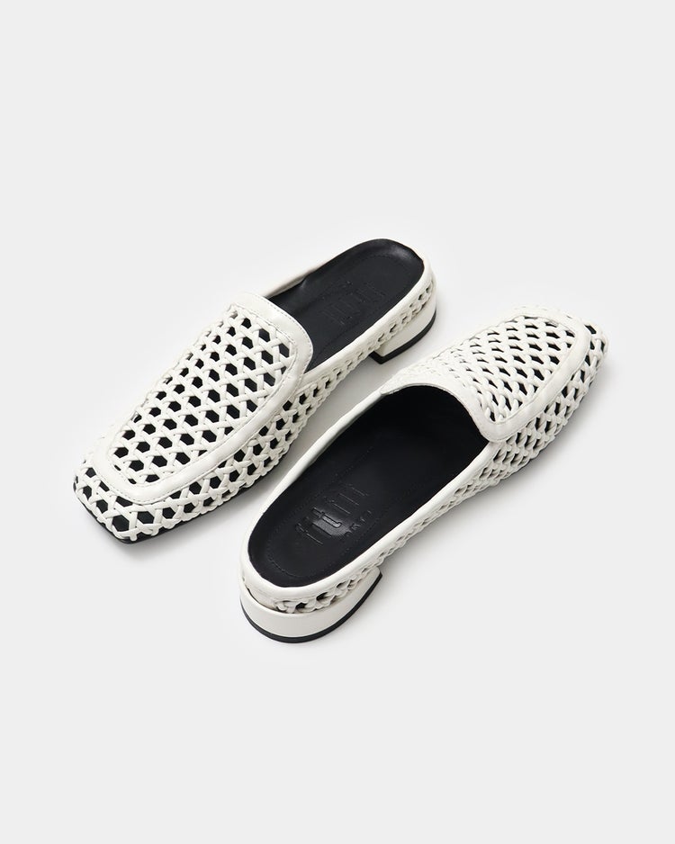 メッシュ＆レースミュール261 詳細画像 ホワイト 7