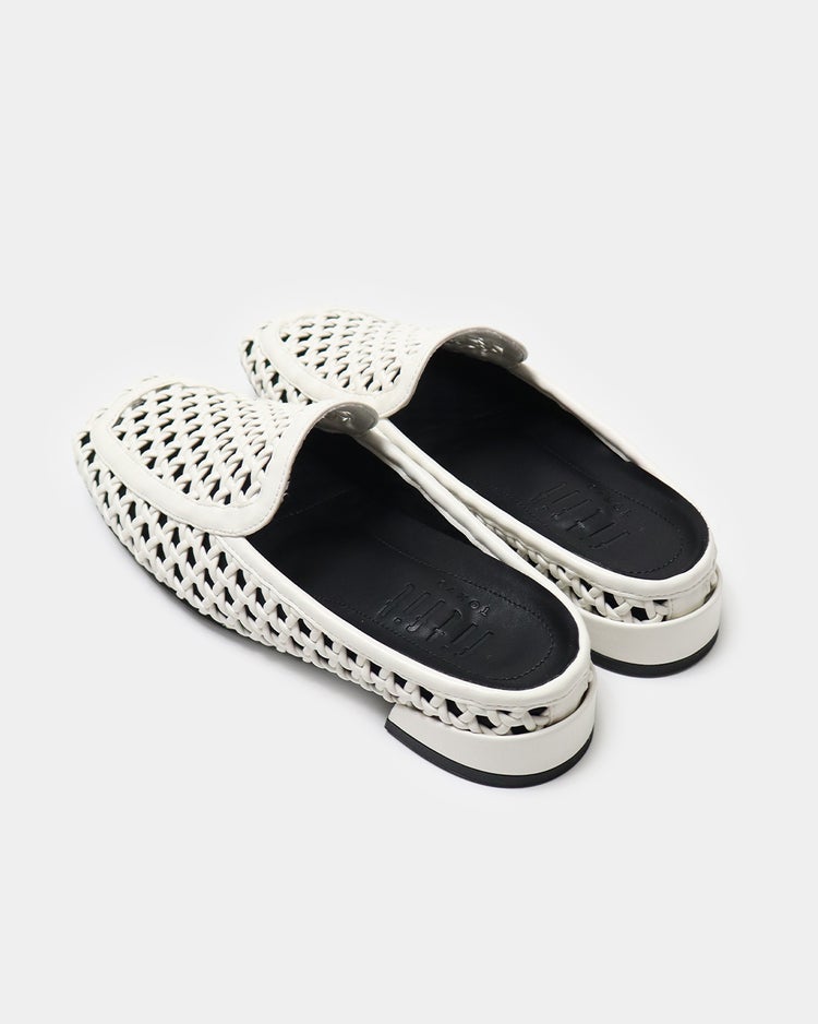 メッシュ＆レースミュール261 詳細画像 ホワイト 8