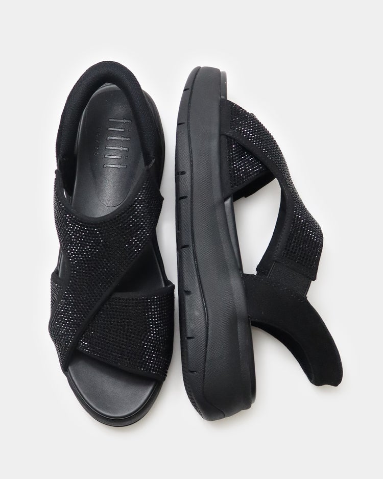 ハンズフリーグリッターサンダル651 詳細画像 ラメブラック 8