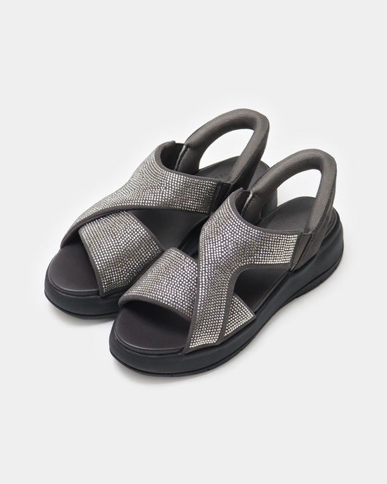 ハンズフリーグリッターサンダル651