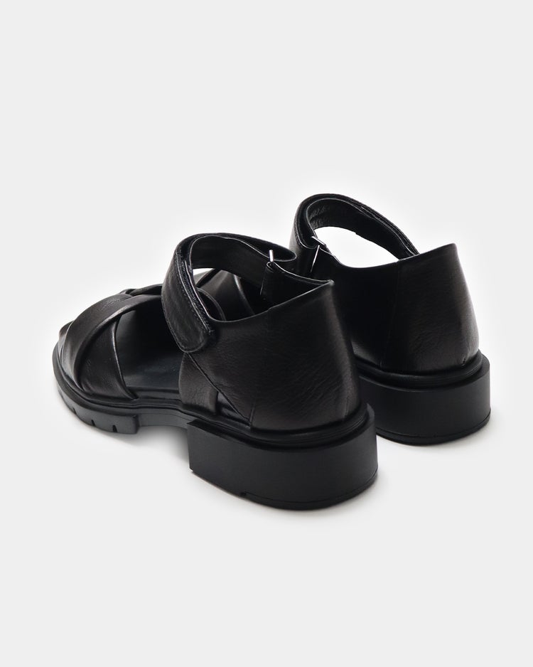 ソフトレザーフレックスサンダル210 詳細画像 ブラック 9