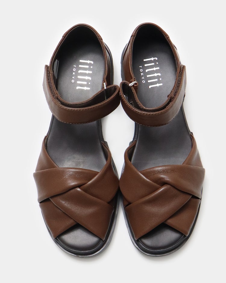 ソフトレザーフレックスサンダル210 詳細画像 ブラウン 6